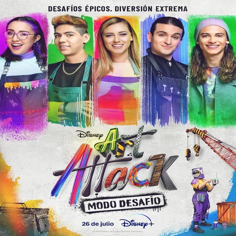 Póster de Art Attack Modo Desafío LATAM