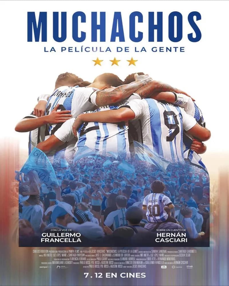 Póster de Muchachos, la película de la gente